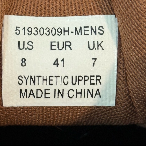 Levis Strauss Men's Brown Leather Casual Sneakers Size 9 - Picture 7 of 8